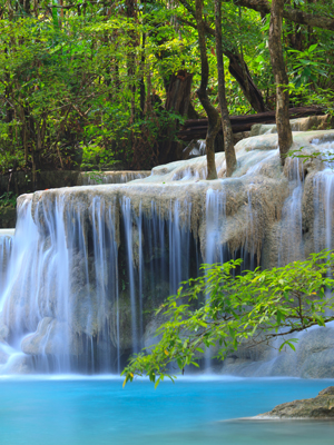 Fototapete Wasserfall